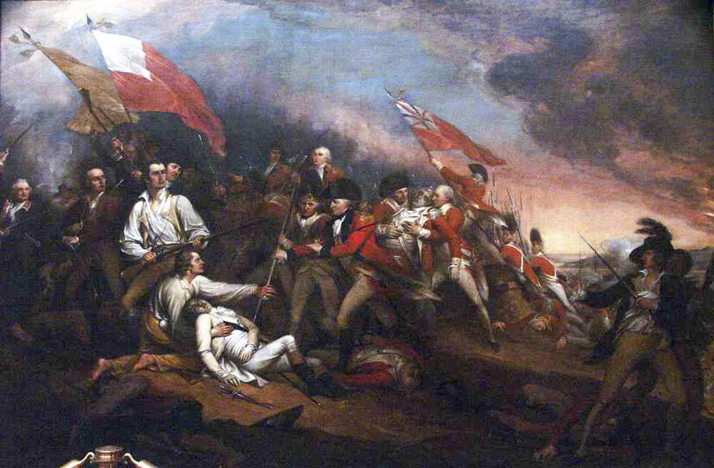 Death of General Warren at the Battle of Bunker Hill